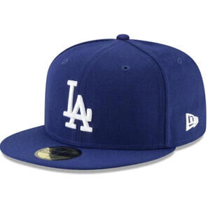 Dodgers New Era 5950 Evergreen Side Patch Fitted Hat - Size 7 - NWT